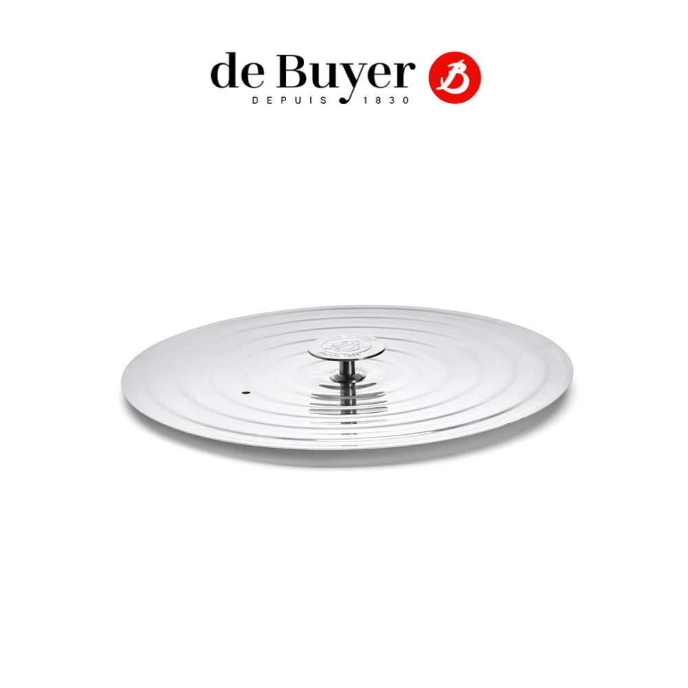 de Buyer 法國畢耶 不鏽鋼通用鍋蓋-適用26-28cm鍋具(平面式鍋蓋)
