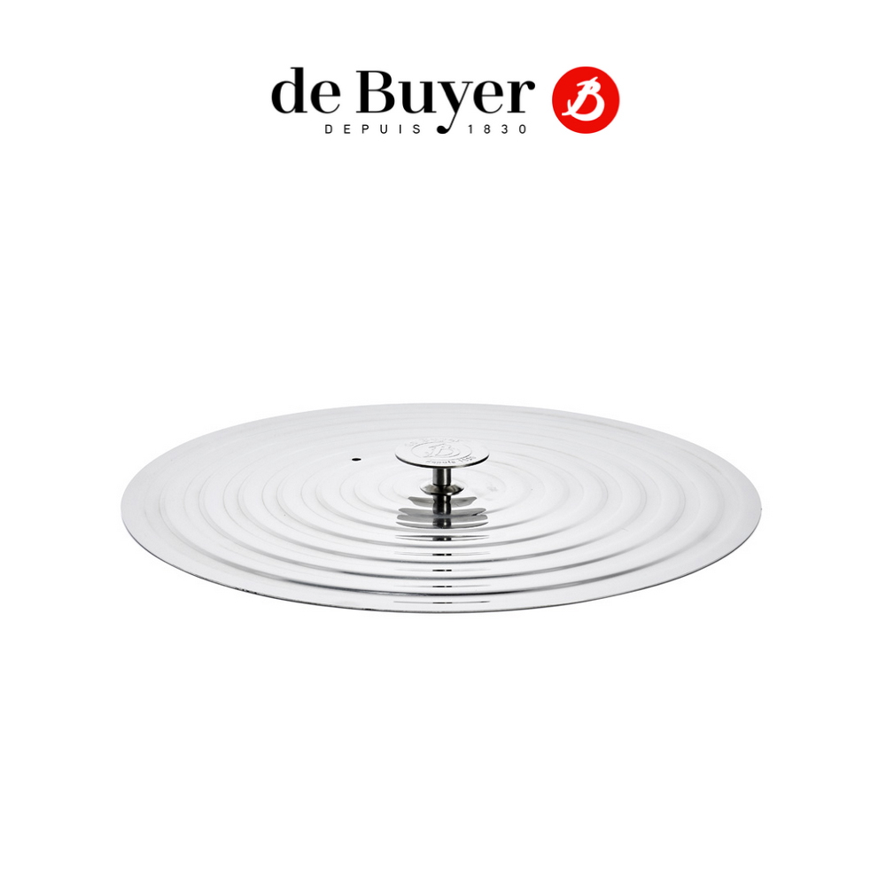 de Buyer 法國畢耶 不鏽鋼通用鍋蓋-適用32cm鍋具(平面式鍋蓋)