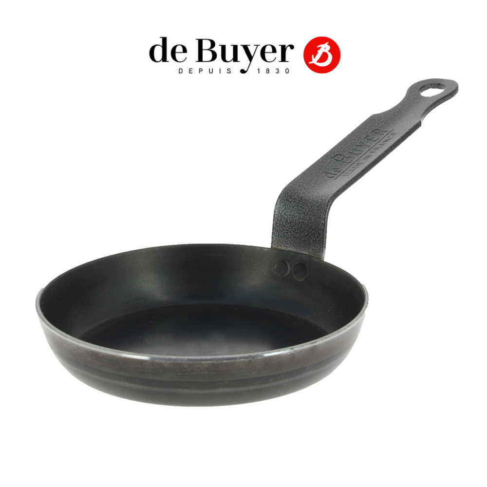 de Buyer 法國畢耶 輕礦藍鐵系列 迷你煎蛋/鬆餅鍋12cm