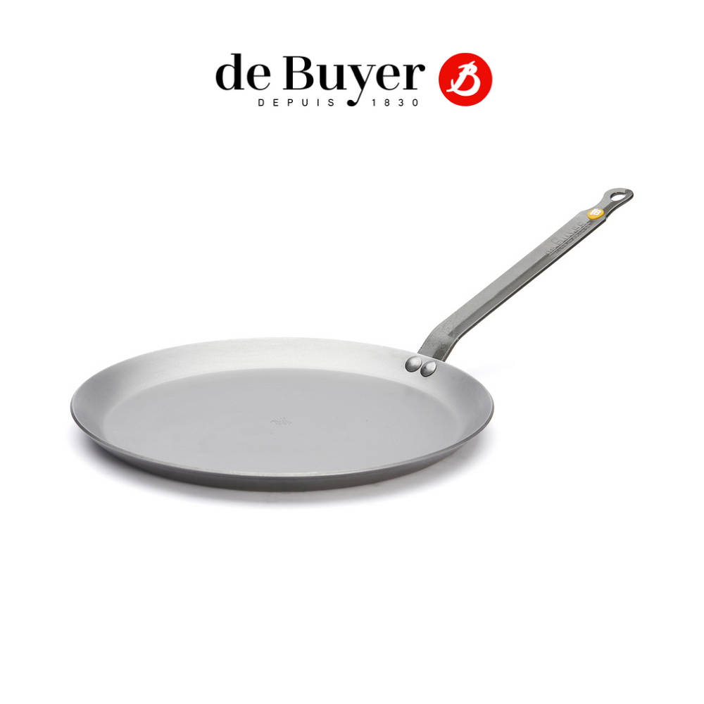 de Buyer 法國畢耶 原礦蜂蠟系列 可麗餅鍋24cm/鐵鍋