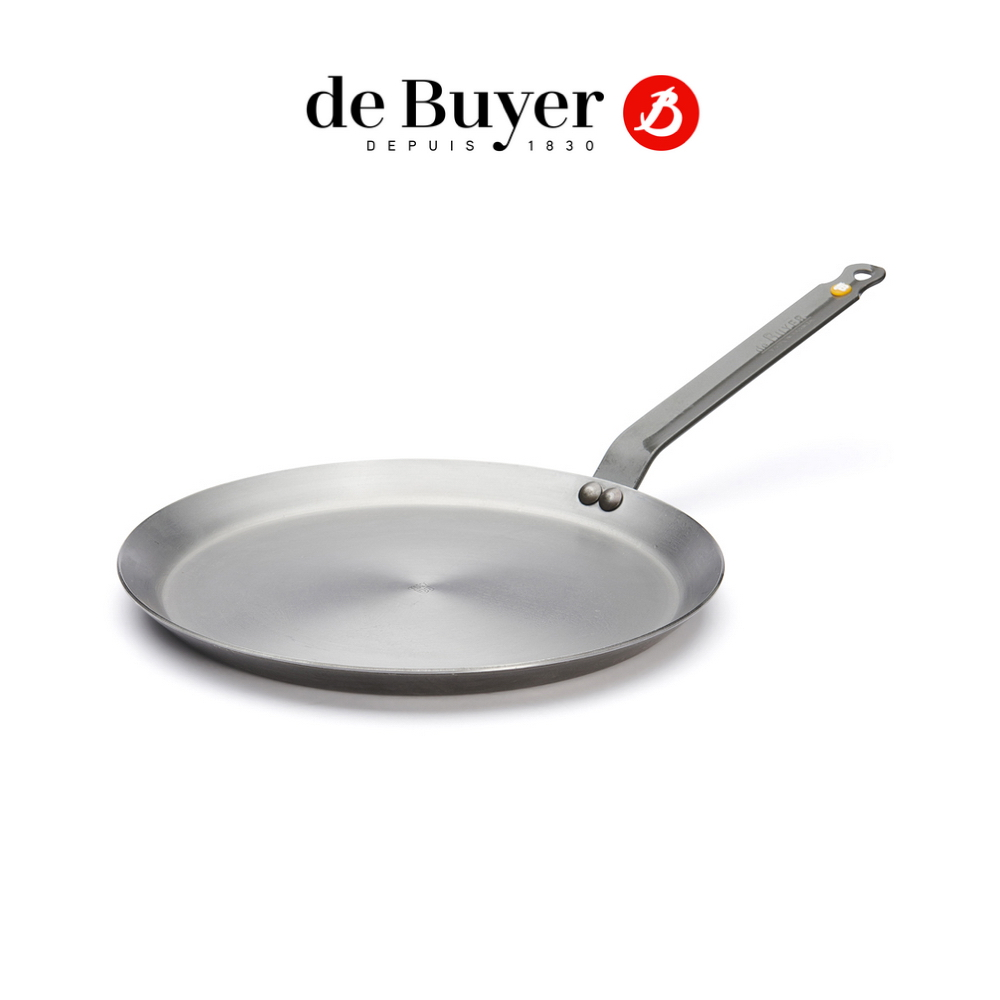 de Buyer 法國畢耶 原礦蜂蠟系列 可麗餅鍋30cm/鐵鍋