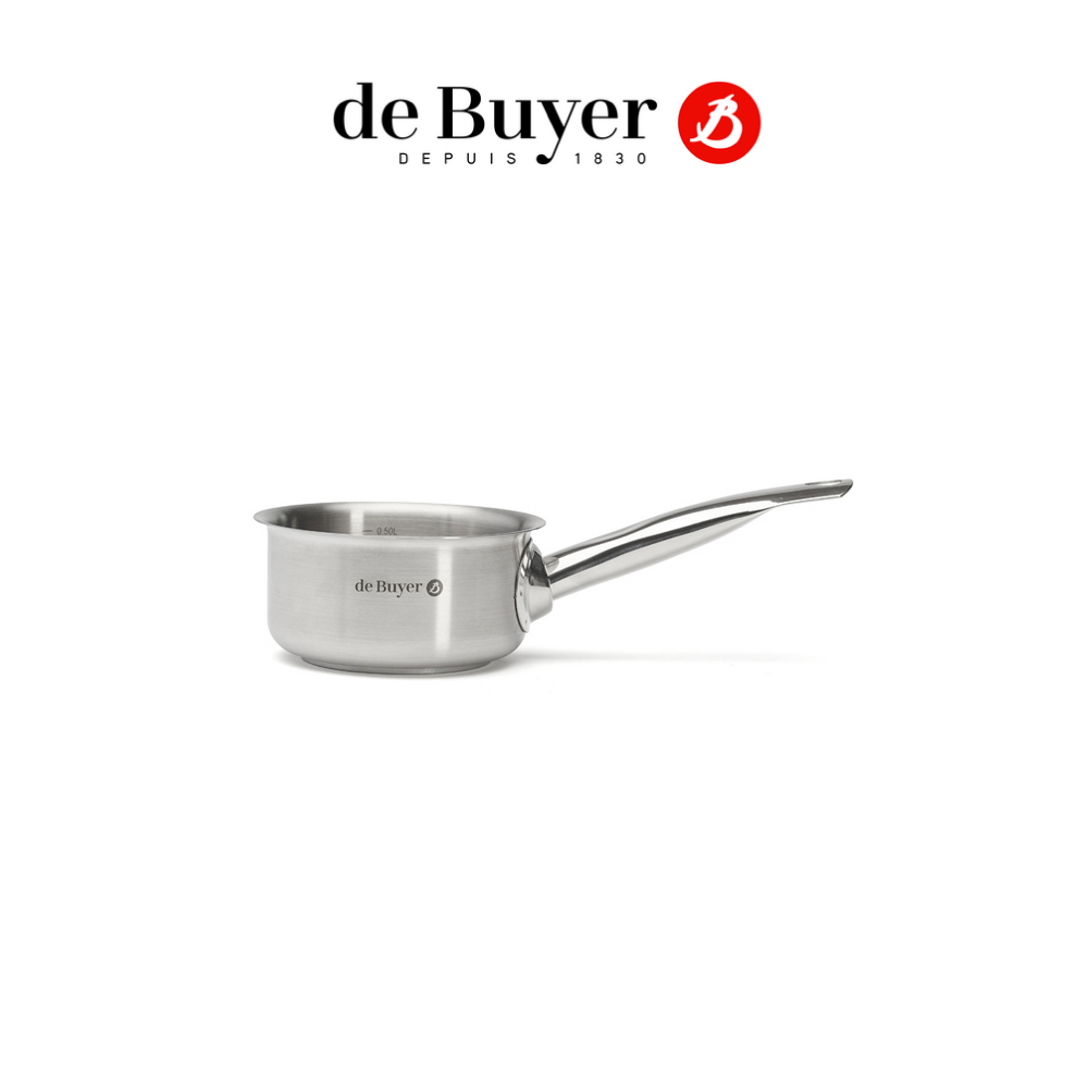 法國【de Buyer】畢耶鍋具『Prim’Appety系列』不鏽鋼單柄調理鍋12cm