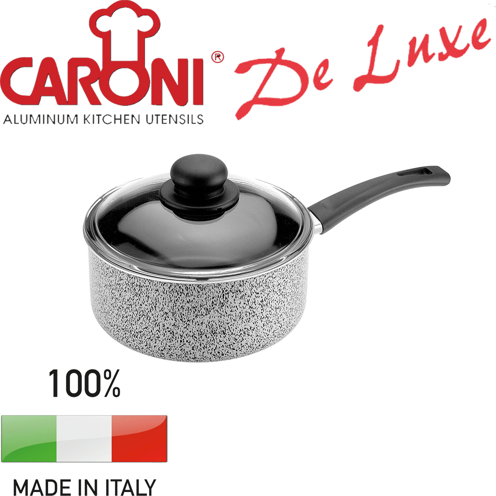 【義大利Caroni卡洛尼】豪華系列 18cm 單柄湯鍋 A300518