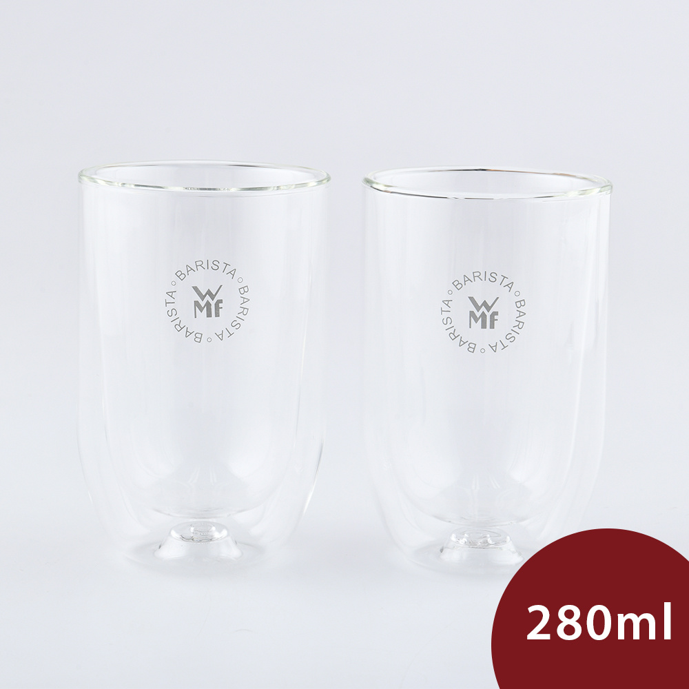 德國 WMF Barista 雙層隔熱玻璃杯 水杯 咖啡杯 280ml 2入