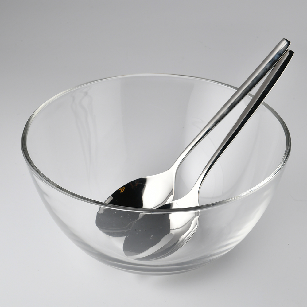 德國 WMF 玻璃沙拉碗匙組 麥片碗 料理碗 25cm