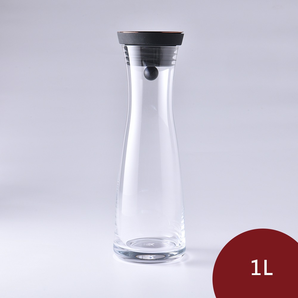 德國 WMF 玻璃水瓶 玻璃水壺 1L 銅色