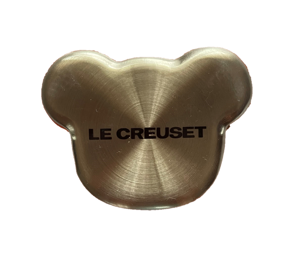 LE CREUSET 小熊鍋蓋頭 不鏽鋼鋼頭 淡金 5cm