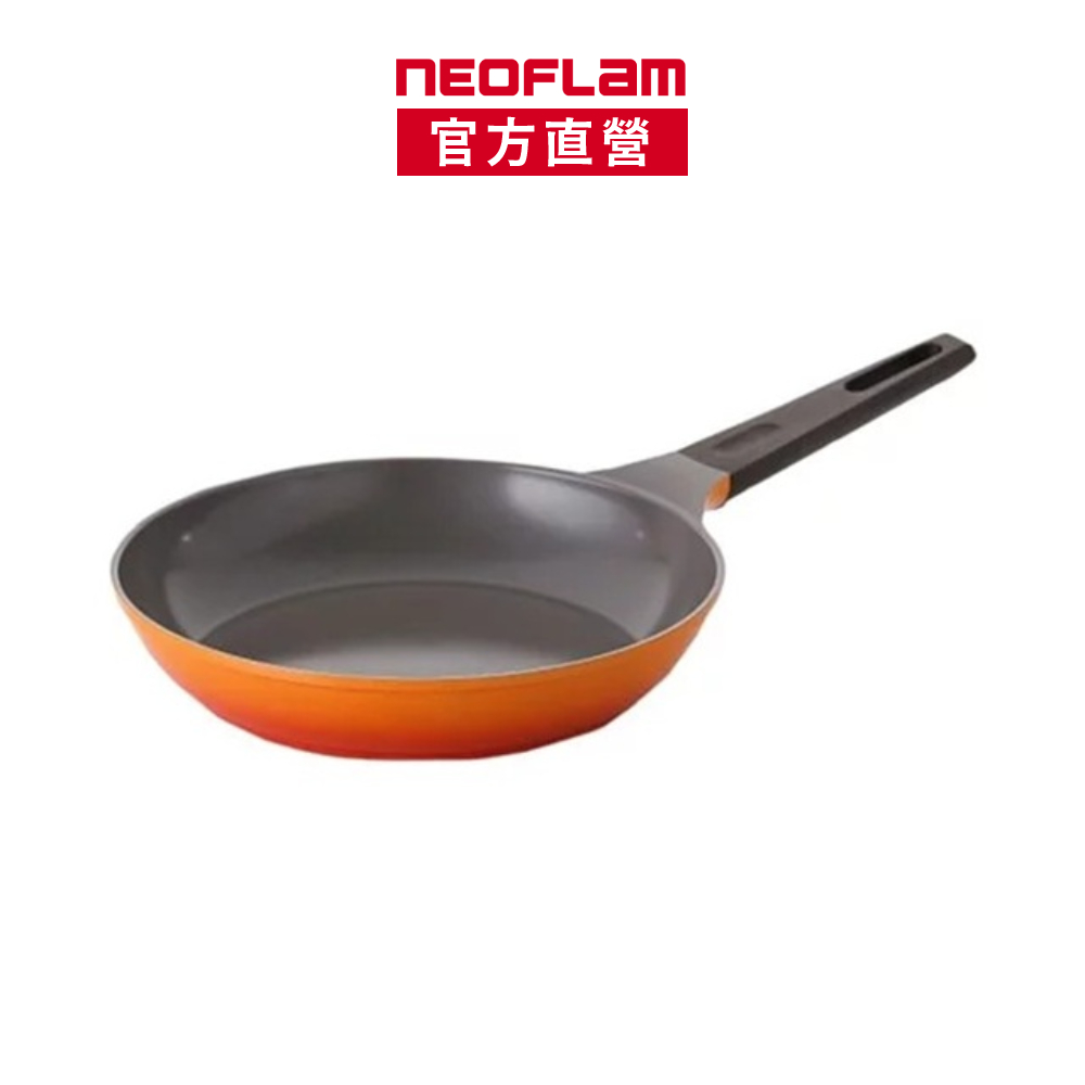 NEOFLAM Mitra陶瓷塗層鑄造平底鍋28公分-焦橙色