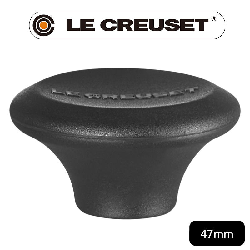 LE CREUSET-典藏琺瑯鑄鐵鍋電木頭47mm(黑)