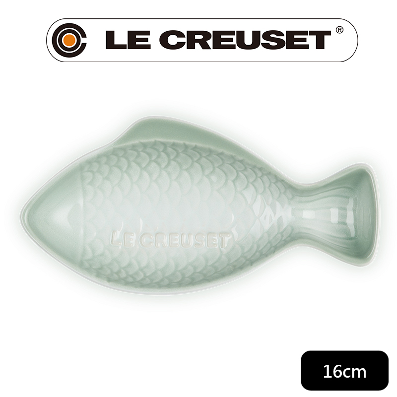 LE CREUSET-瓷器鮮魚盤(小) (湖水綠)