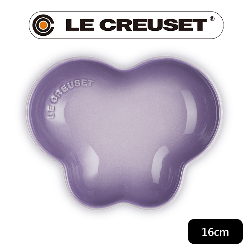 LE CREUSET-瓷器繁花系列蝴蝶盤16cm (藍鈴紫)