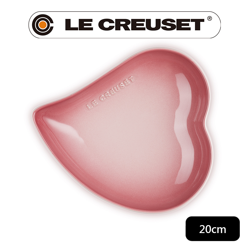 LE CREUSET-瓷器繁花系列花瓣盤20cm (櫻花粉)