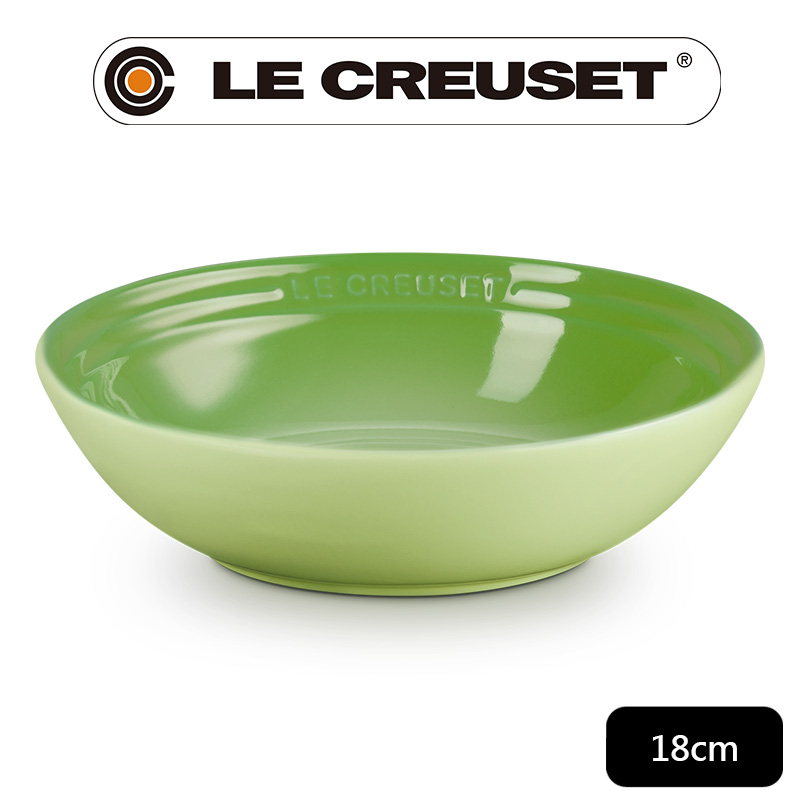 LE CREUSET-瓷器早餐穀片碗 18cm (棕櫚綠)