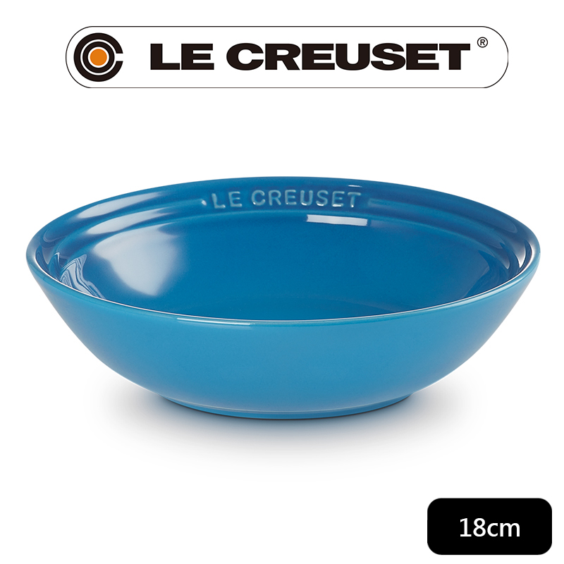 LE CREUSET-瓷器早餐穀片碗 18cm (馬賽藍)
