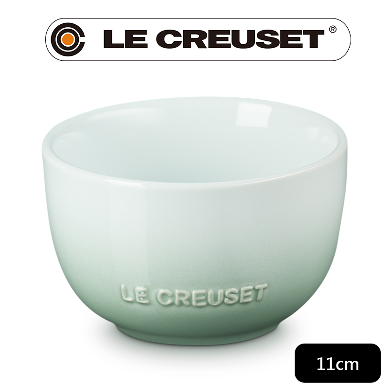 LE CREUSET-瓷器花蕾系列餐碗11cm(湖水綠)