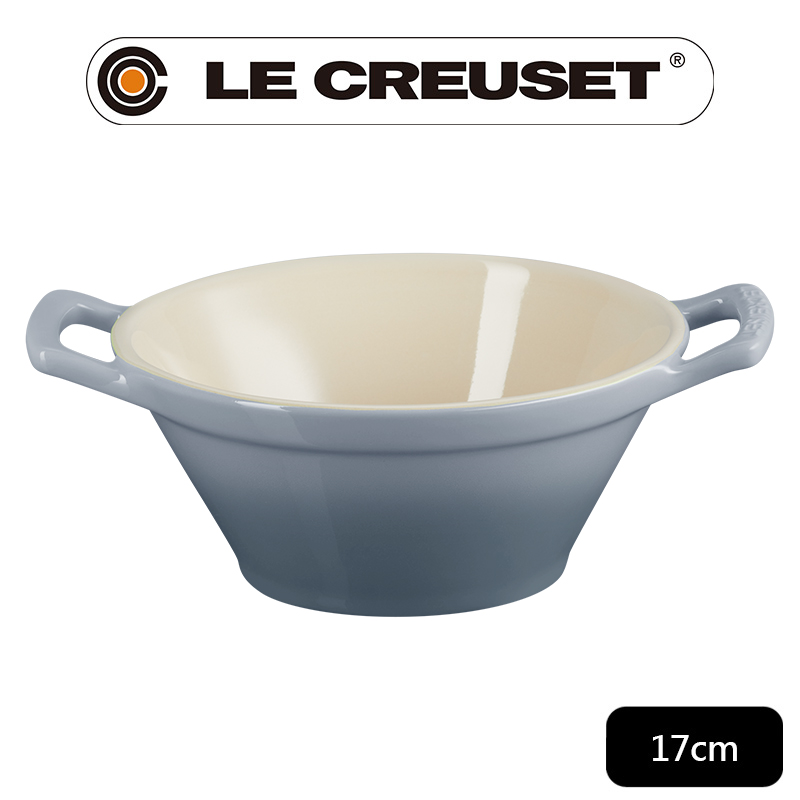 LE CREUSET-瓷器卡蘇雷碗 (迷霧灰)