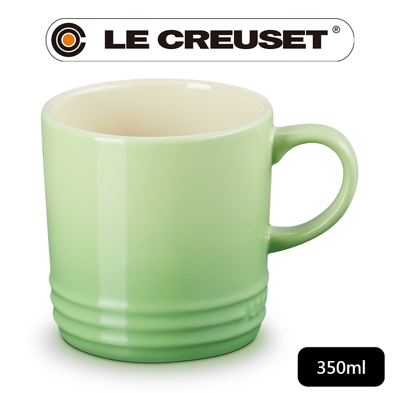 LE CREUSET-瓷器英式馬克杯350ml (棕櫚綠)