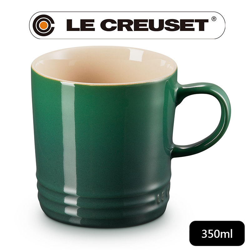 LE CREUSET-瓷器英式馬克杯350ml (仙人掌綠)