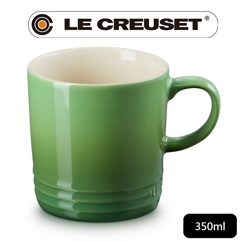 LE CREUSET-瓷器英式馬克杯350ml (綠竹青)