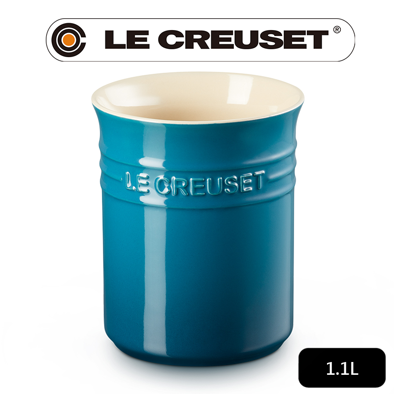 LE CREUSET-瓷器鏟座1.1 L(湖水藍)