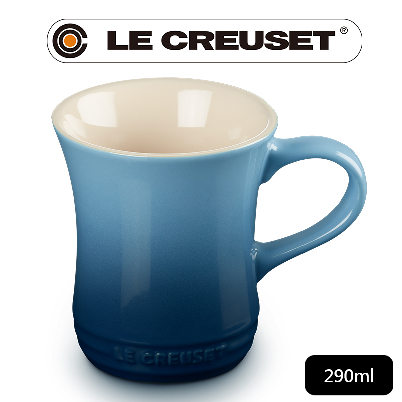 LE CREUSET-瓷器小馬克杯290ml (水手藍)