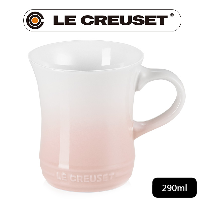 LE CREUSET-瓷器小馬克杯290ml (淡粉紅)