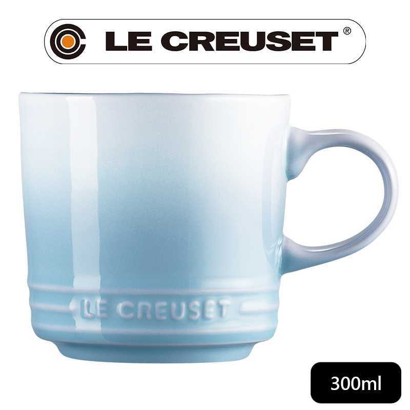 LE CREUSET-瓷器英式馬克杯 300ml (海岸藍)