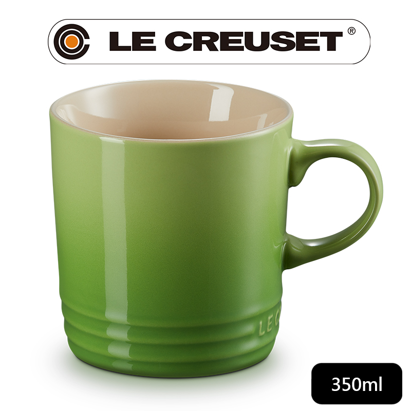 LE CREUSET-瓷器英式馬克杯 350ml (棕櫚綠)