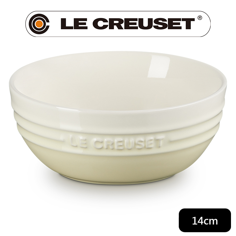 LE CREUSET-瓷器韓式湯碗14cm (沙丘白)