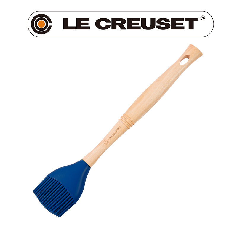 LE CREUSET-耐熱矽膠V油刷(英國藍)