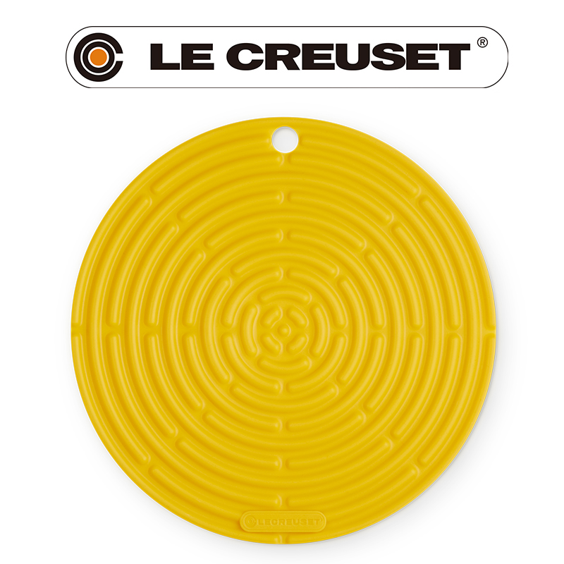 LE CREUSET-耐熱矽膠隔熱墊 (杏桃黃)