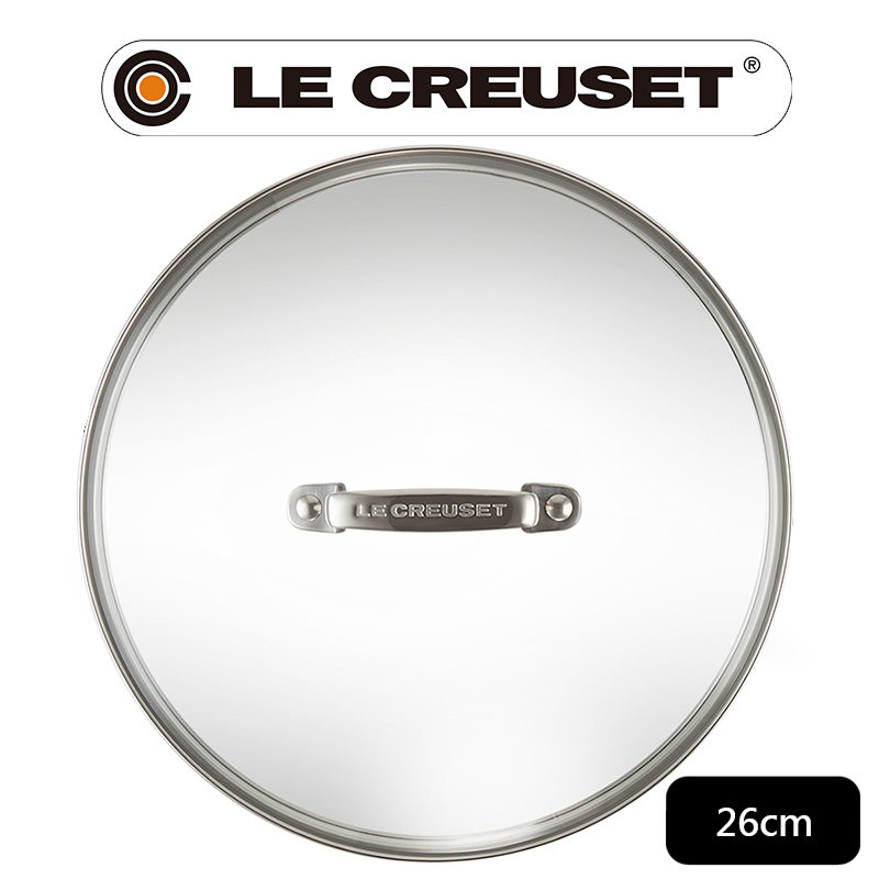 LE CREUSET-超完美不沾鍋系列-TNS 玻璃鍋蓋 26cm