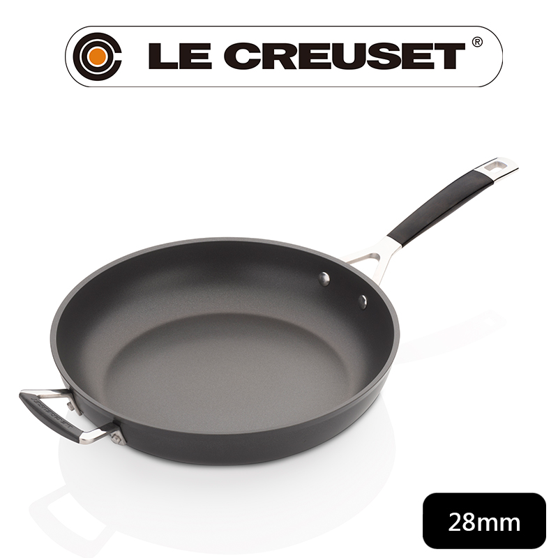 LE CREUSET-不沾鍋系列-TNS 單柄單耳煎鍋 28cm