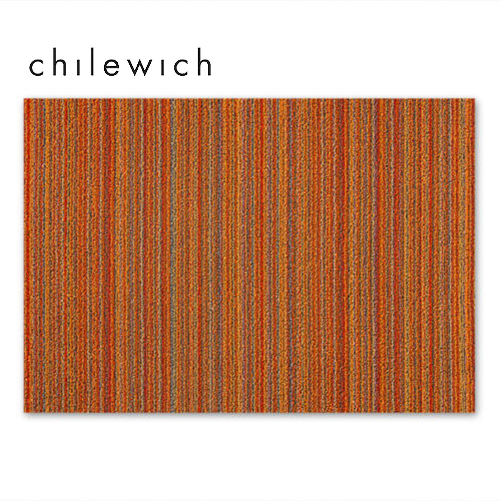 美 Chilewich地墊46X71CM-細條火紅橘