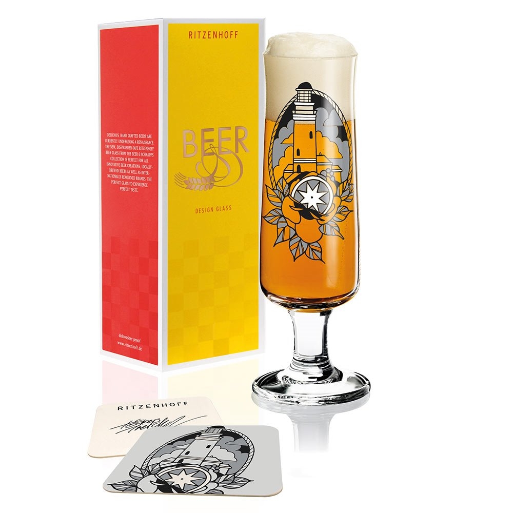 【WUZ屋子】德國 RITZENHOFF BEER 新式啤酒杯-燈塔