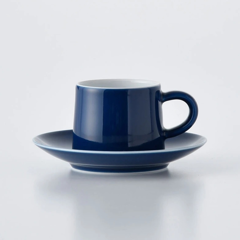 【WUZ屋子】日本 白山陶器 M型咖啡杯組-藍