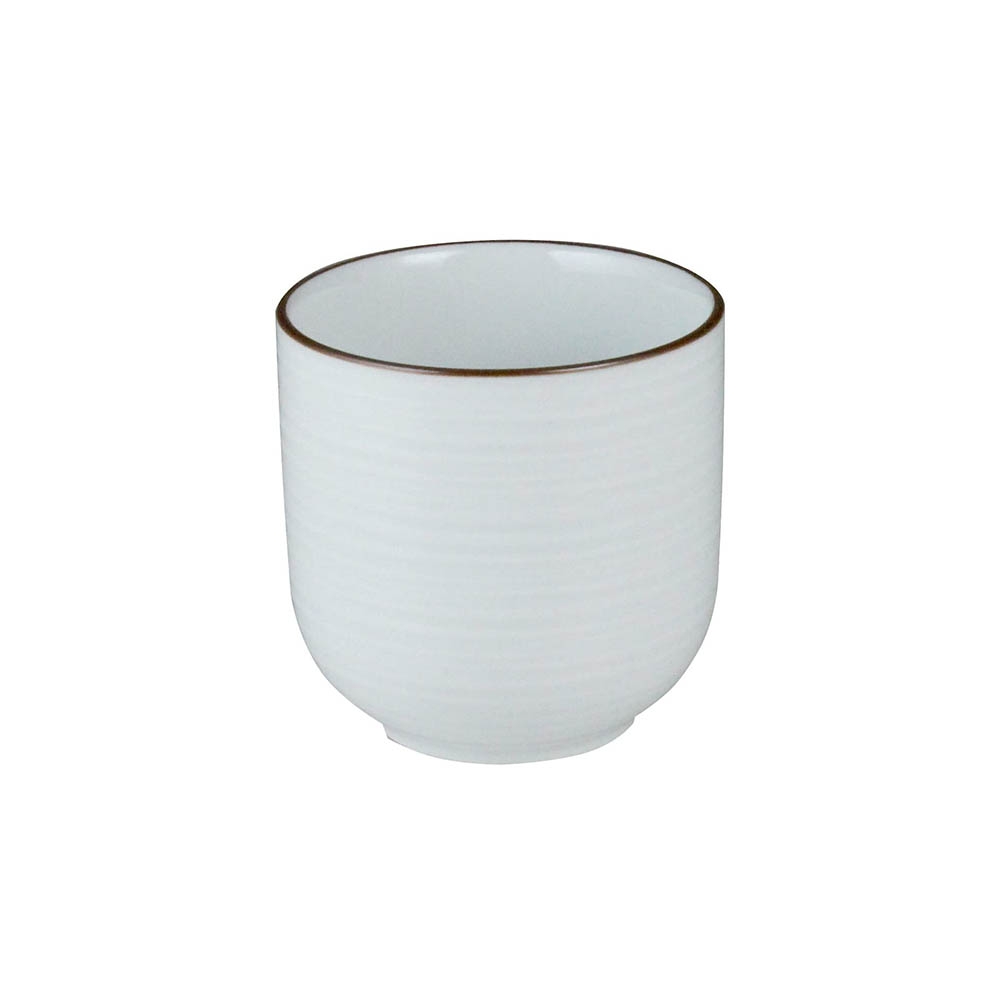 【WUZ屋子】日本 白山陶器 白磁千段 茶杯200ml