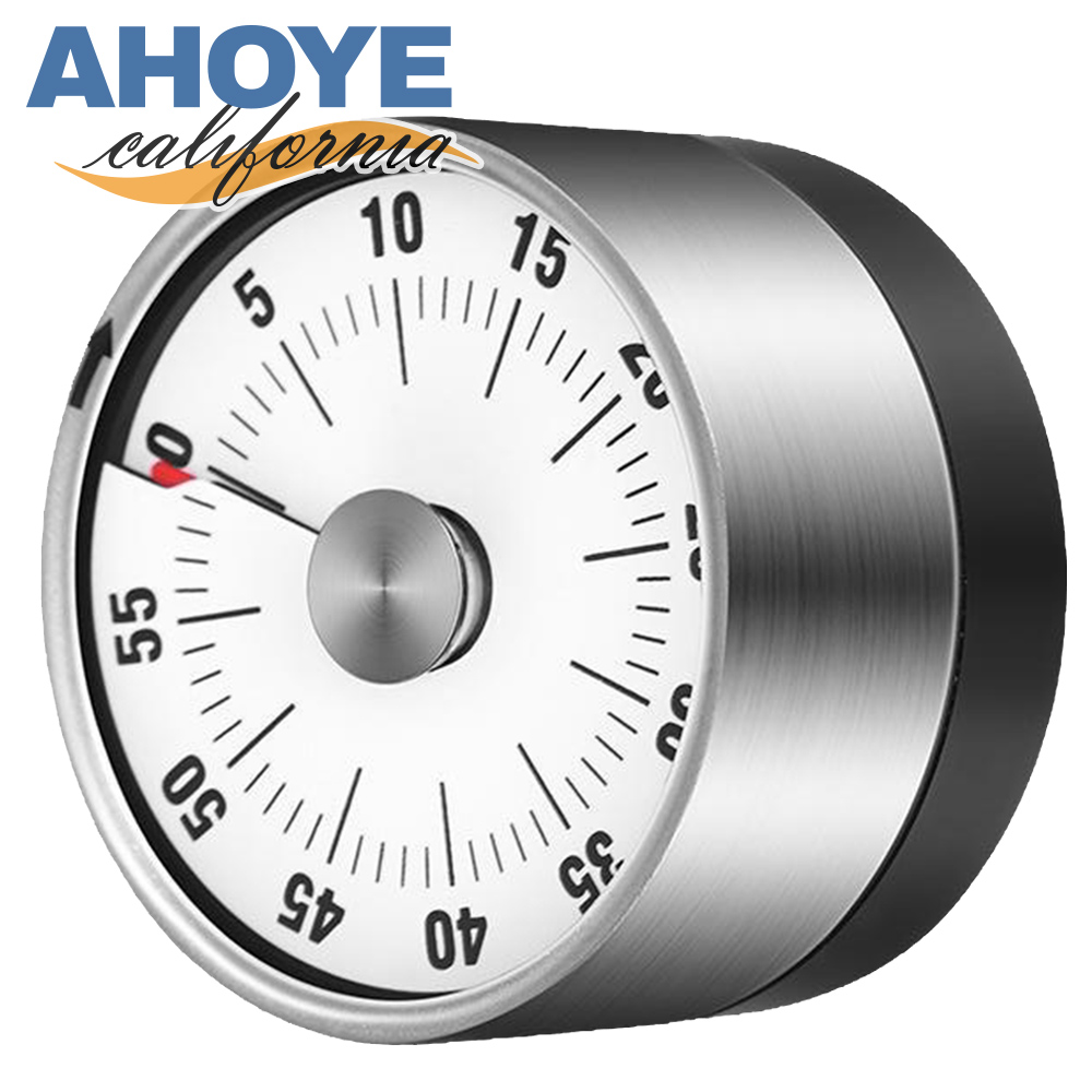 【Ahoye】不鏽鋼機械式料理計時器 定時器 廚房計時器