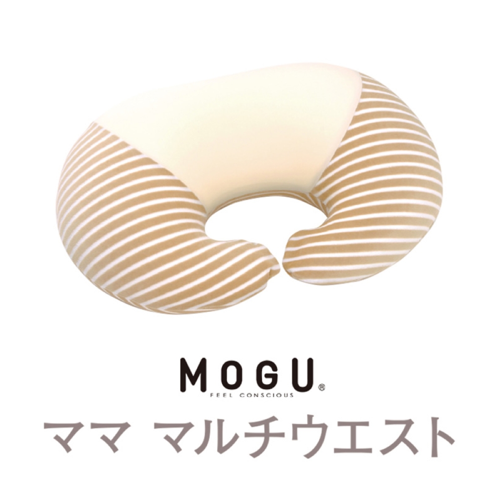 【MOGU】日本製 誕生牛角大枕墊(天然 親膚)