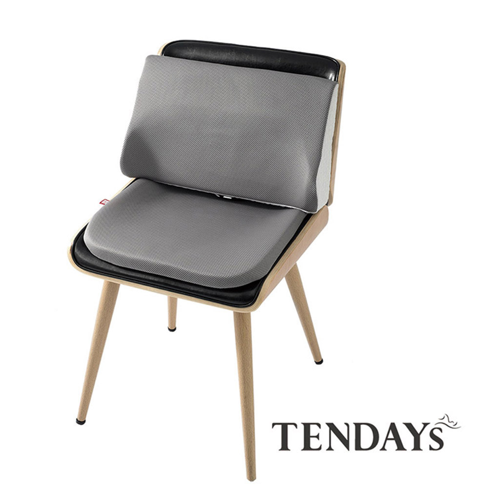 TENDAYS 柔織車用/辦公兩用減壓背墊+坐墊