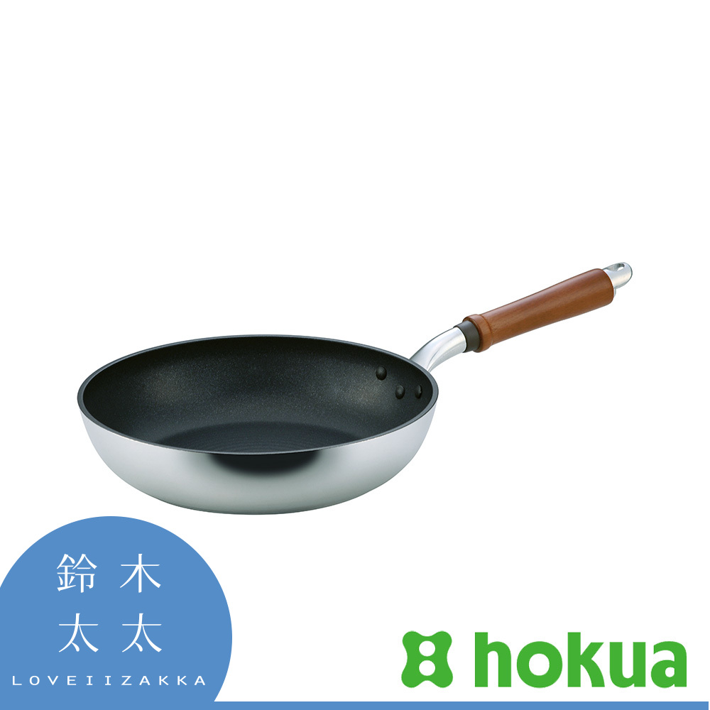 【北陸 hokua】天然木柄輕量平底鍋-26cm