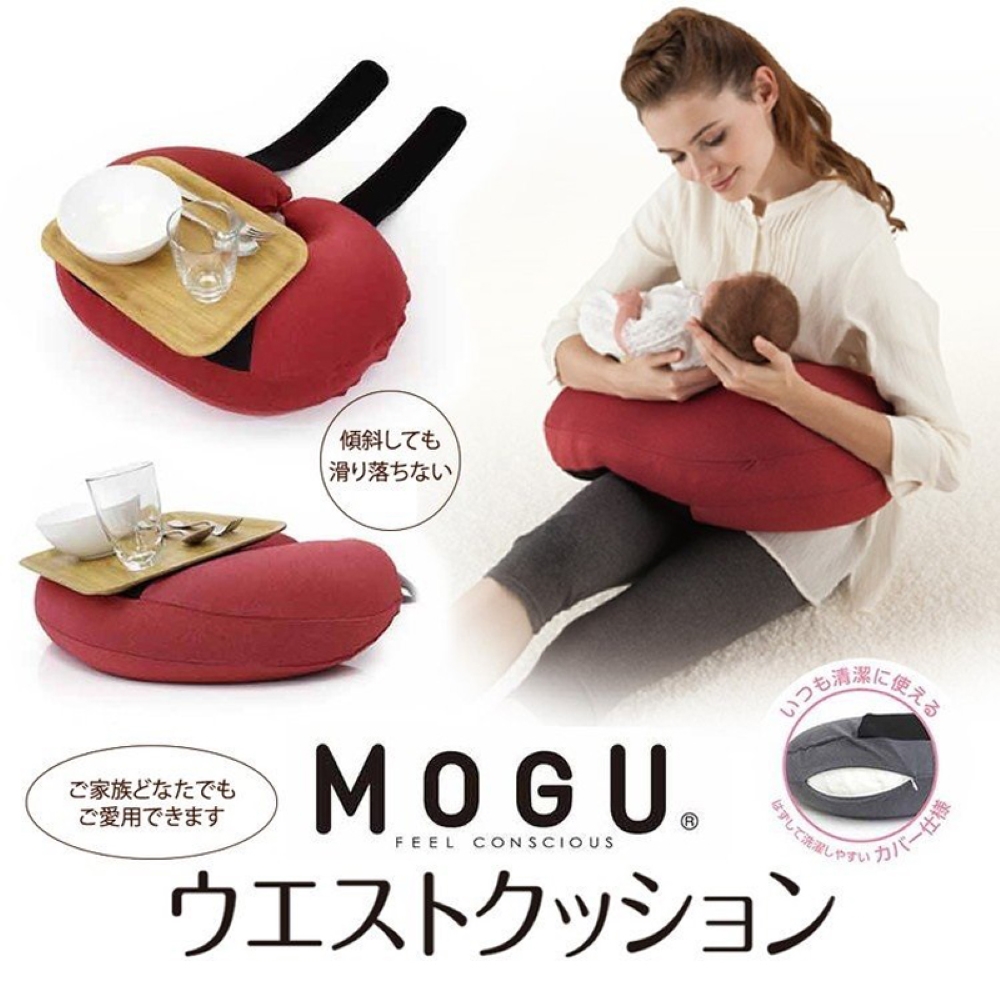 【MOGU】日本製 牛角環抱枕(2色)