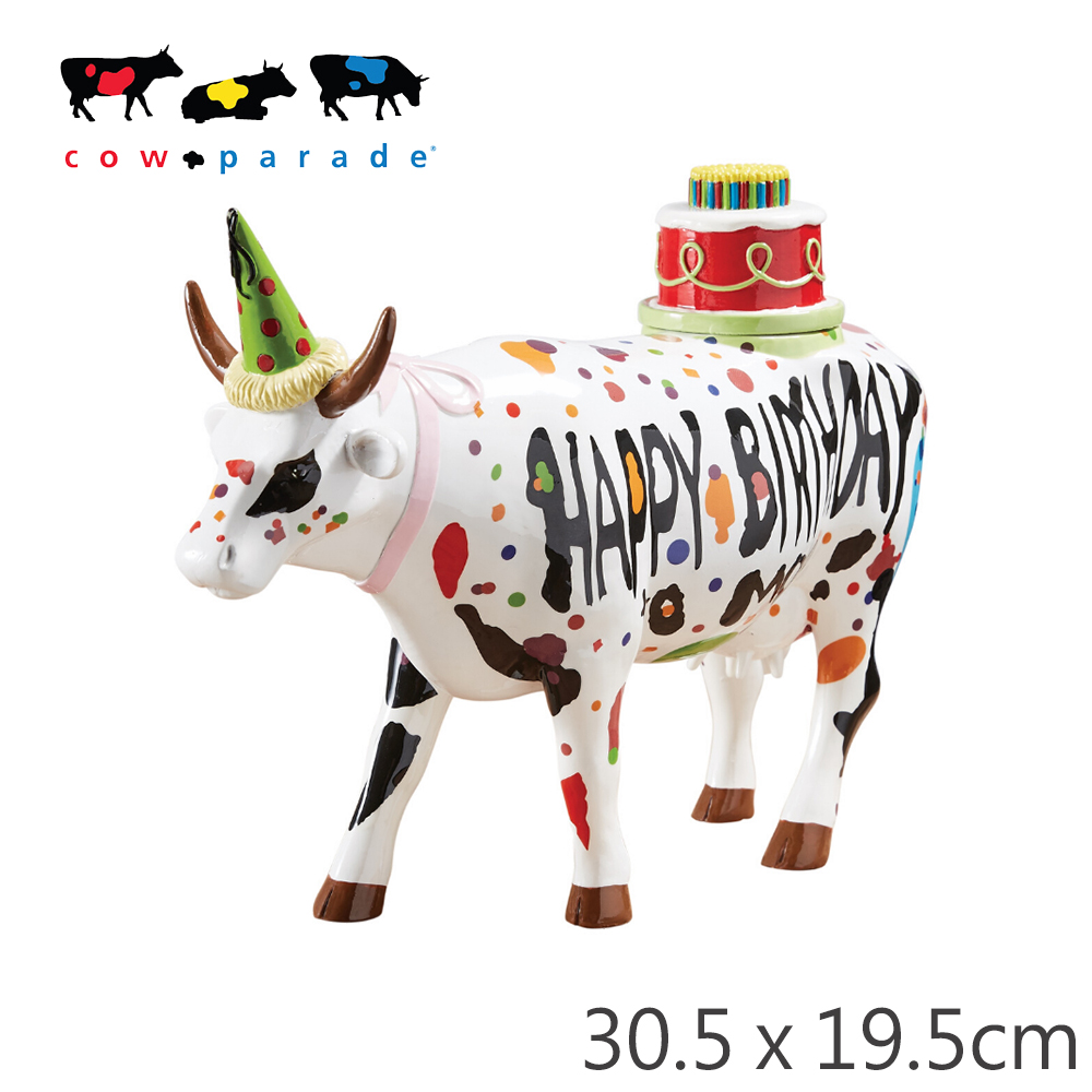 【CowParade】彩繪牛-生日快樂