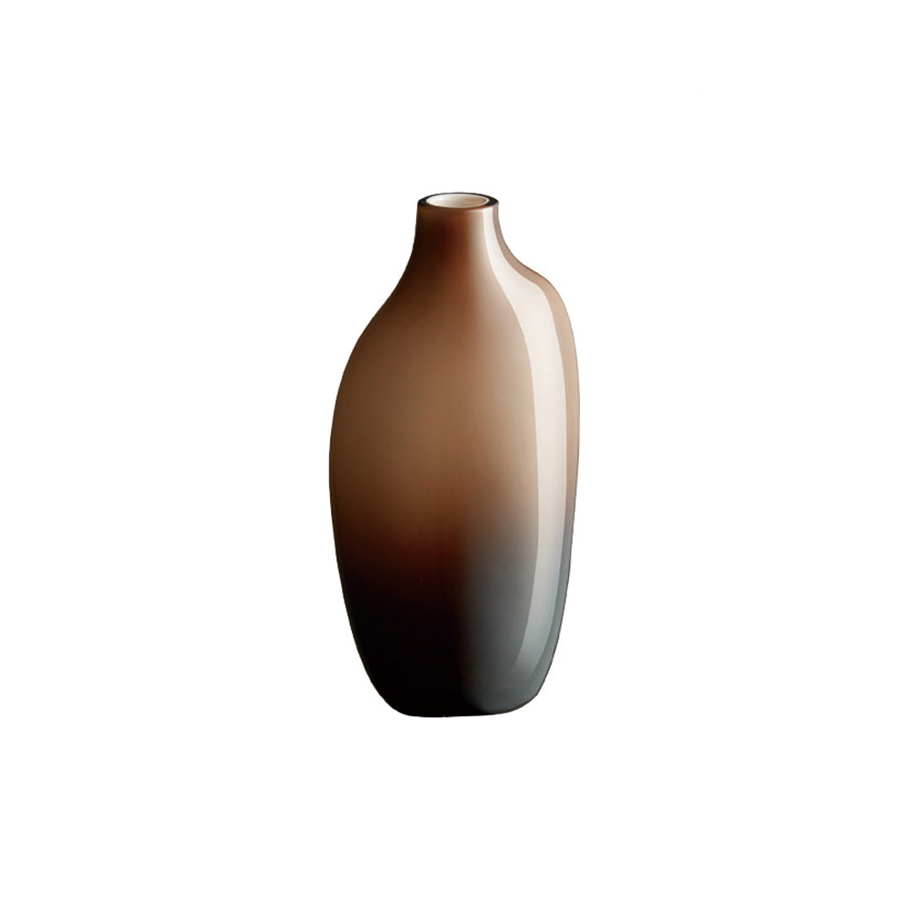 【WUZ屋子】日本KINTO SACCO玻璃造型花瓶03-棕