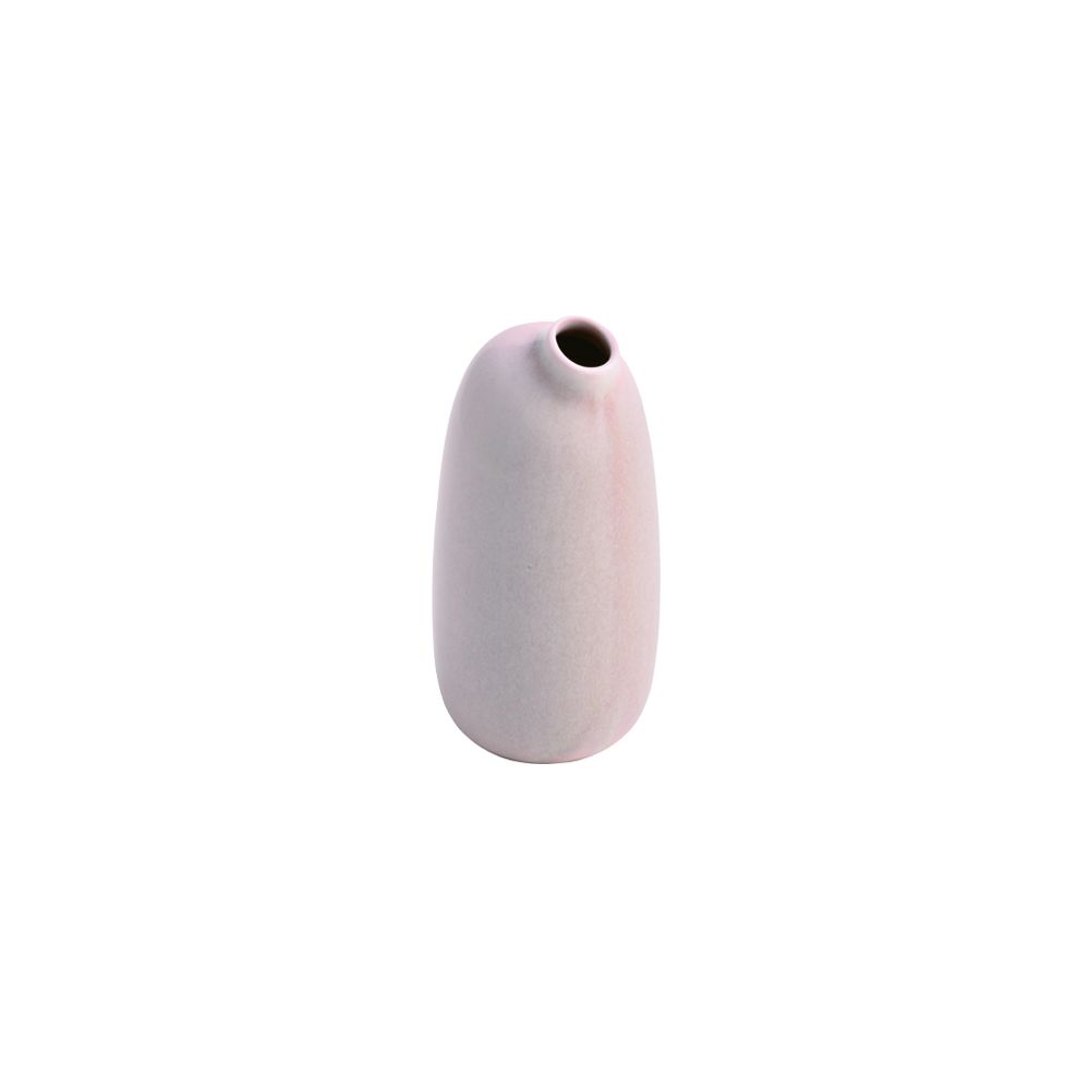 【WUZ屋子】日本KINTO SACCO 陶瓷造型花瓶260ml-粉