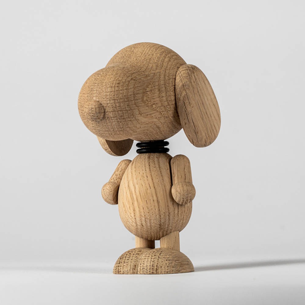【WUZ屋子】丹麥 Boyhood 米格魯先生造型橡木擺飾(大)-橡木色 23cm
