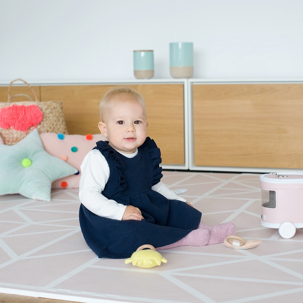 toddlekind北歐風系列遊戲地墊 (裸膚米)