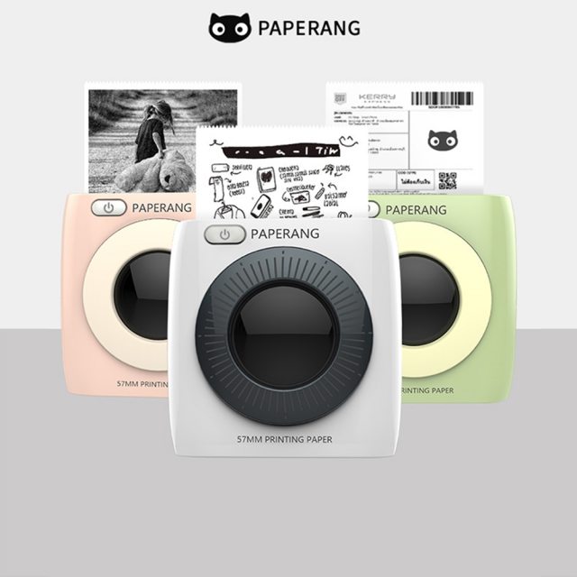 Paperang 二代P2 口袋列印小精靈-喵喵機-復古綠/復古粉