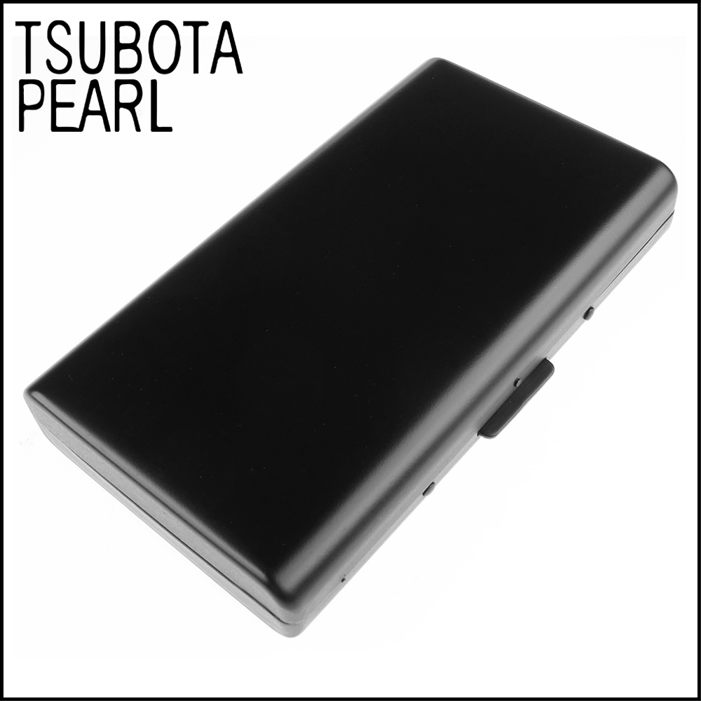 【Pearl 珍珠】日本進口~Casual metal 長煙盒(14支入/銷光黑款)