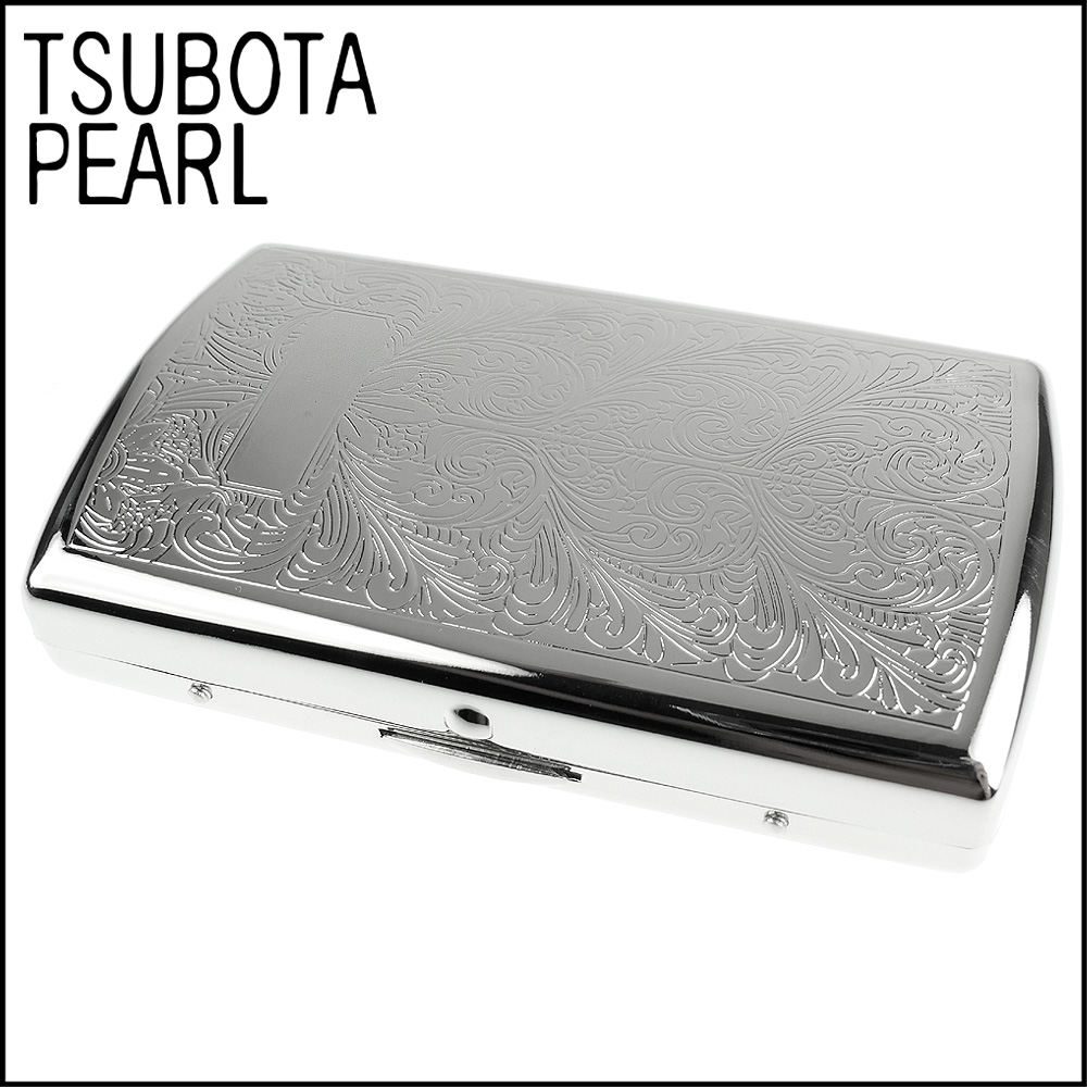 【Pearl 珍珠】日本進口~高質感Venus煙盒(阿拉伯式花紋銀色款)